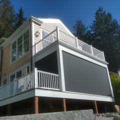 House with large deck and screen